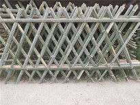 山西吕梁篱笆网栅栏碳化防腐护栏竹篱笆竹子护栏图片3