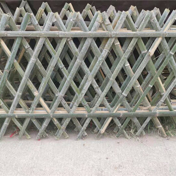 重庆双桥竹子栅栏防腐实木栅栏竹篱笆竹子护栏