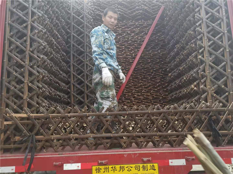湖南衡阳定制碳化木制防腐木工厂围栏竹篱笆竹子护栏