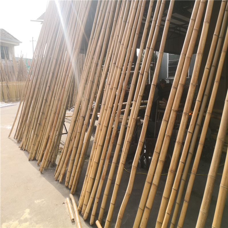 吉林洮南防腐竹围栏碳化实木护栏竹篱笆竹子护栏