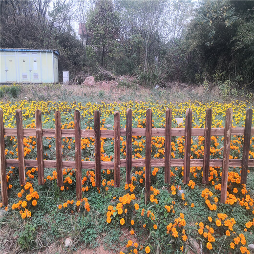 涪陵围菜园栅栏花园围栏护栏竹篱笆竹子护栏