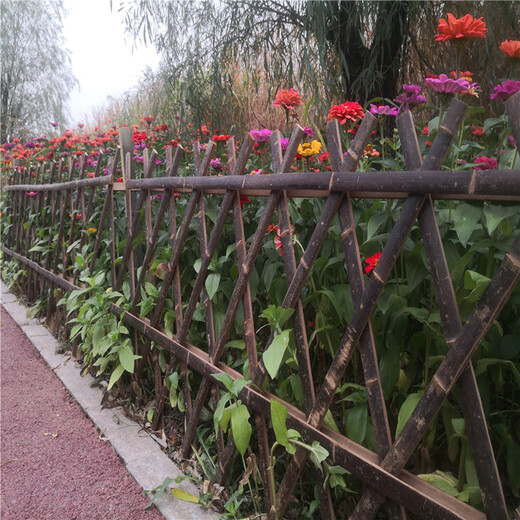 绥化菜园栅栏户外木围栏竹篱笆竹子护栏