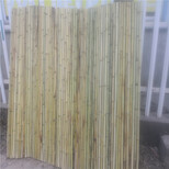 塘沽道路围栏碳化木栅草坪护栏竹篱笆竹子护栏图片4