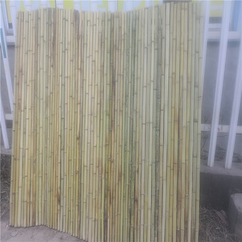 葫芦岛篱笆网栅栏碳化木栅草坪护栏竹篱笆竹子护栏