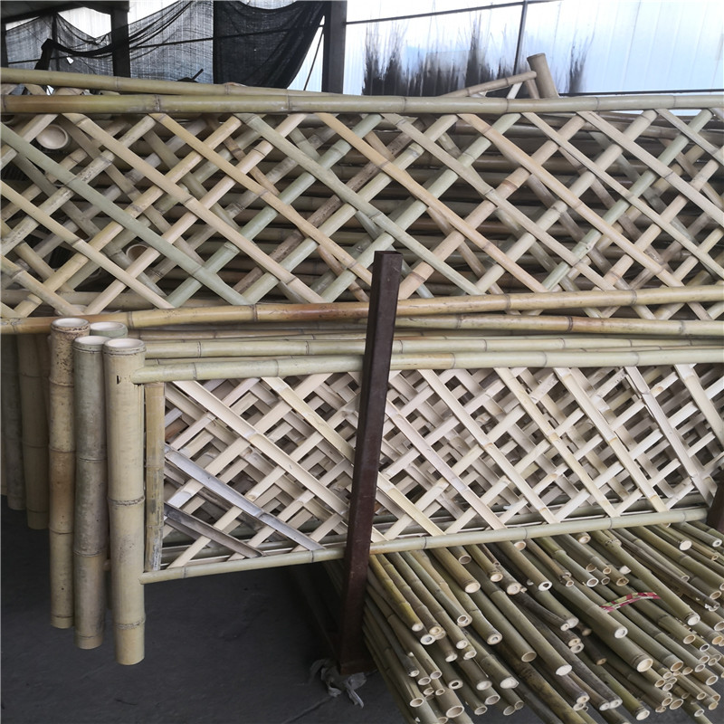 泰州花园竹围栏木头装饰隔断竹篱笆竹子护栏