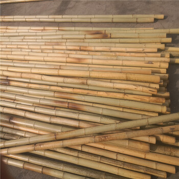 桂林碳化木围栏白色木质护栏竹篱笆竹子护栏