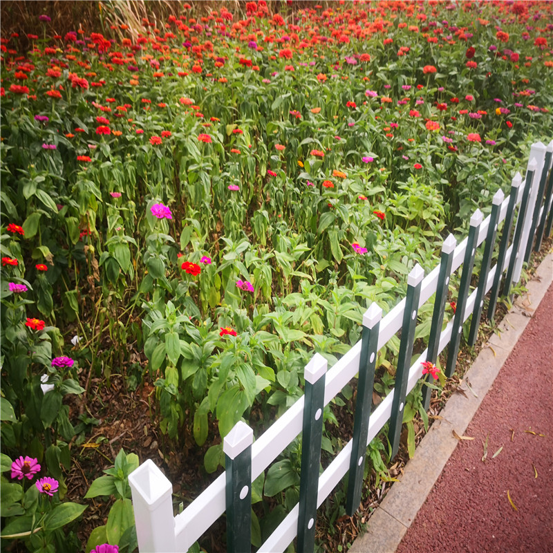 资阳仿竹栅栏花池小护栏竹篱笆竹子护栏