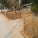 攀枝花篱笆栏杆户外庭院菜园竹篱笆竹子护栏