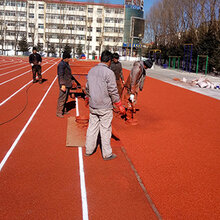 塑胶跑道材料厂家图片