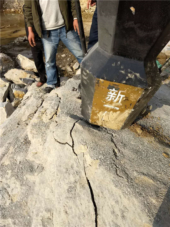 杭州市玉石矿山分裂石头劈裂机