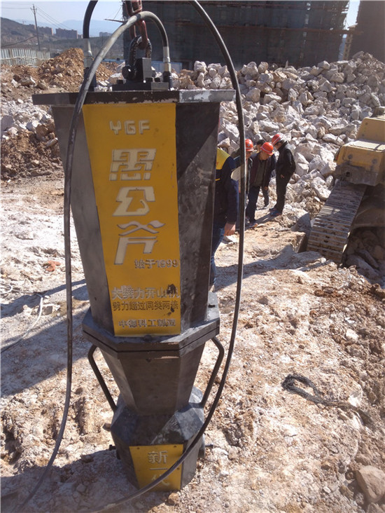 杭州市玉石矿山分裂石头劈裂机