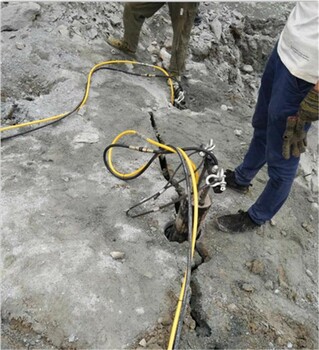 商丘市石灰石沟渠挖掘岩石破裂机