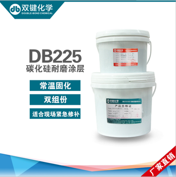 双键碳化硅耐磨防腐陶瓷涂层DB225预保护耐腐蚀修补剂铸工胶