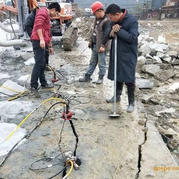 广西桂林撑石机分解石头的分裂机