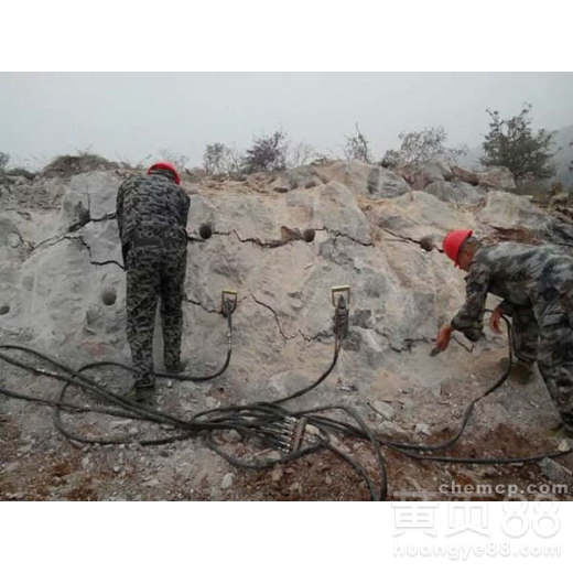 电动开采石头岩石液压分石机撑裂机