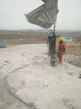 岩石分裂设备道路岩石建筑分裂石头用破裂机