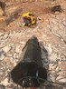 鋁土礦掘進石灰巖基坑開挖破石機劈力大