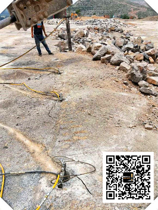 阳新县花岗岩坚硬石头开采分裂开石机岩石爆破非开挖机械