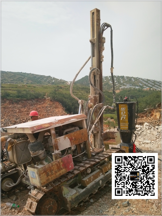 安徽淮南挖机石方开采石材分裂器撑裂机用的