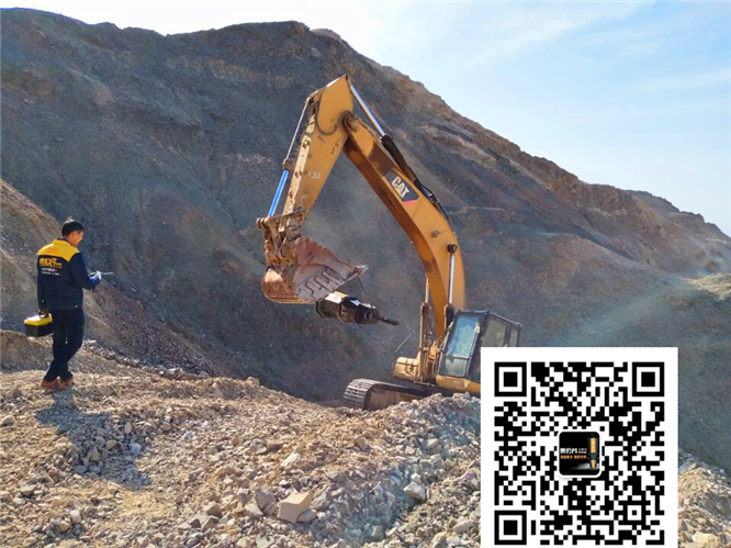 黔东南基坑开挖道路扩建大块石头分裂机开山器指导