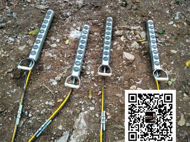 破裂机开挖石头地基效果不错南平市