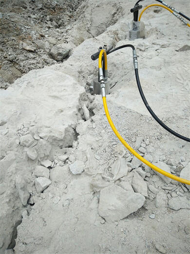 土石方基坑挖石头加强型劈裂机