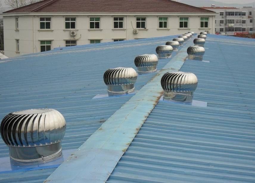 深圳模具车间通风系统、屋顶风球自然通风工程