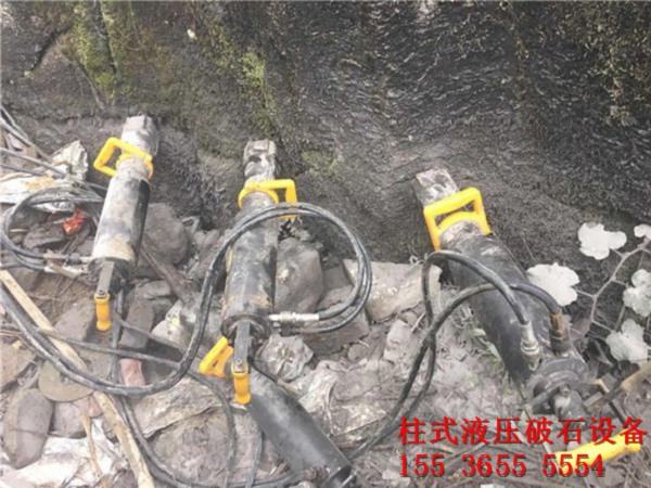 江西赣州花岗岩矿山开采破石机劈裂机--减少人工费用环保开采