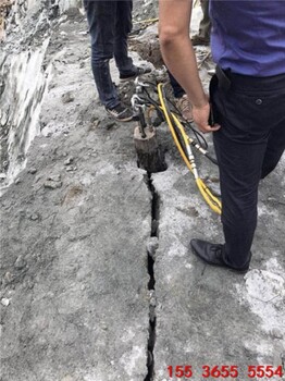 土石方花岗岩开挖免爆破液压破石机荆州适不适用