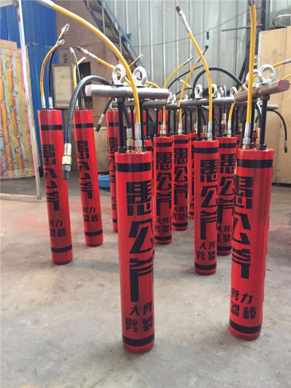 柱塞式劈裂棒液压泵站劈桩设备东莞工作原理