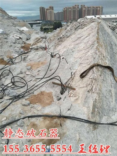建筑物拆除坚硬花岗岩大型劈裂机产量南京生产厂家