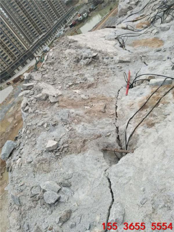 裂石机隧道破石设备裂石机厂家九龙坡使用现场