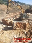 土石方挖掘打不动的石头用劈裂机产量内江操作流程