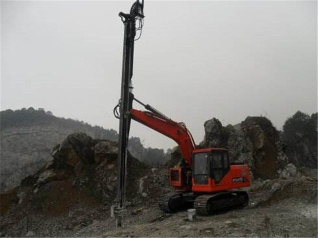 黔东南挖掘机改装潜孔钻机挖改钻机厂家