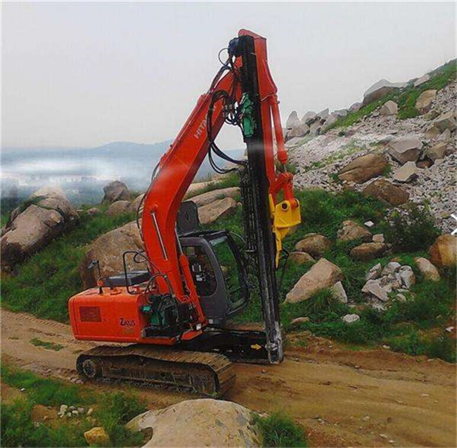 杨浦挖掘机改装液压钻机|挖改钻机