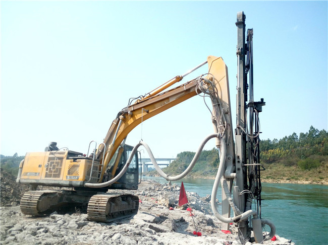 忻州涨裂机石灰石劈裂机水坝建设