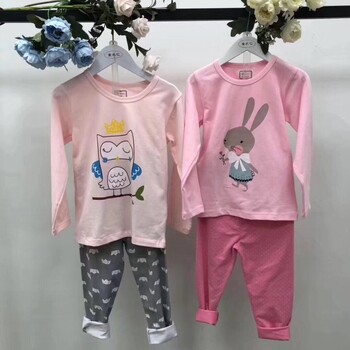 廣州開(kāi)心一百甜咪兒家居服品牌童裝折扣批發(fā)貨源庫(kù)存在哪