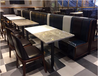 东莞餐厅家具厂，各式大理石餐桌定做，餐饮店桌椅款式可选