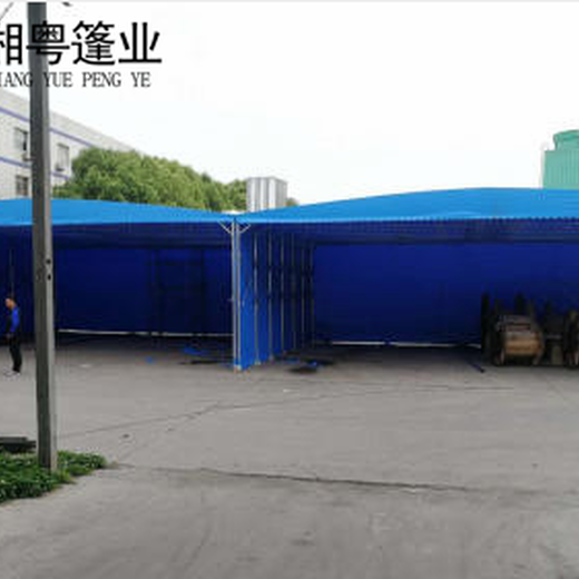 惠州惠阳区大型电动推拉雨棚推拉遮阳篷可移动雨棚制造工艺优
