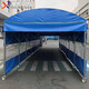 重庆湘粤物流活动式雨棚品质优良,伸缩折叠式雨蓬产品图