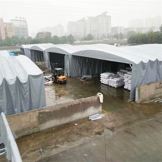 湘粤钢构庭院遮阳雨棚,锡林郭勒盟电动移动洗车棚厂家