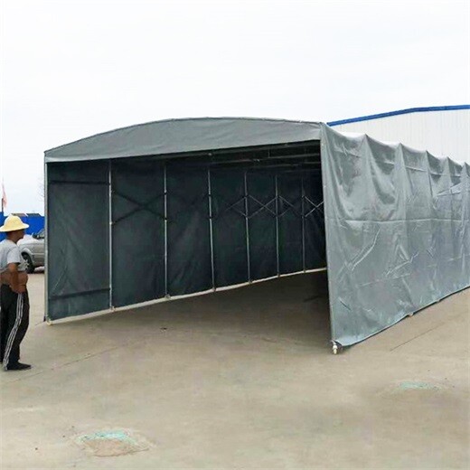 湘粤钢构庭院遮阳雨棚,汕尾生产移动洗车棚性能可靠