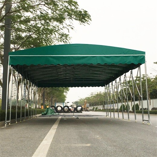 上海湘粤室外活动推拉棚安全可靠,电动移动篷