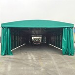 韶关武江区工厂户外推拉篷可伸缩大型停车棚快递速达图片1