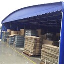 福州閩侯縣大型物流推拉篷電動大型推拉棚材料穩固