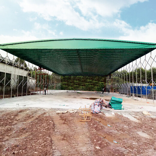 泉州惠安县供应大型移动式雨棚移动推拉篷