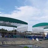 天津宁河区可伸缩移动遮阳雨蓬自动户外推拉篷优惠图片3
