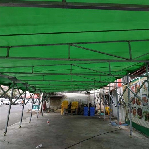 北京大兴区各类电动推拉篷大型仓储推拉遮阳蓬现场组装便捷