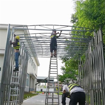 重庆全新湘粤物流活动式雨棚价格实惠