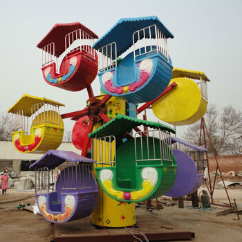 郑州原厂观览车游艺机儿童摩天轮儿童游乐设备现货直供